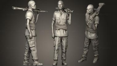 Military figurines Samali pirates.4 3d model